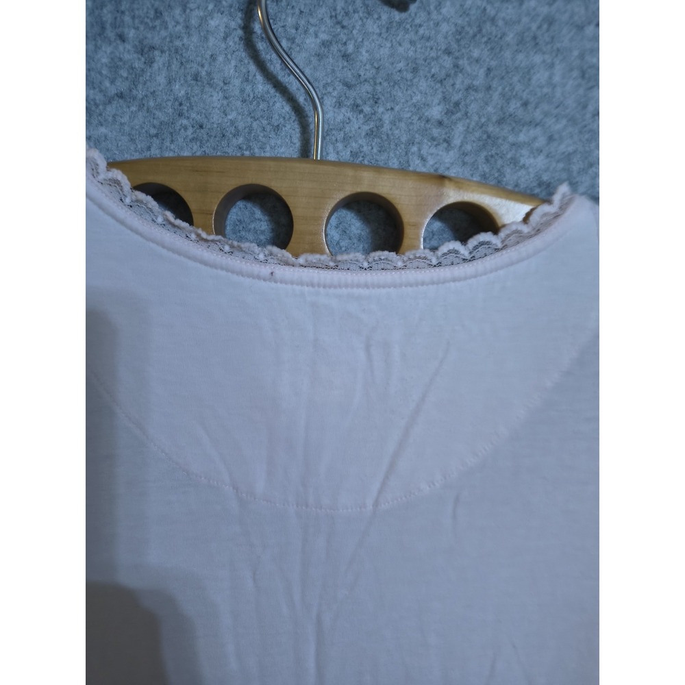 Sonoma Women's Nightgown XL Soft Brushed Cotton Algodon Fabric Long Sleeves EUC - Picture 7 of 9